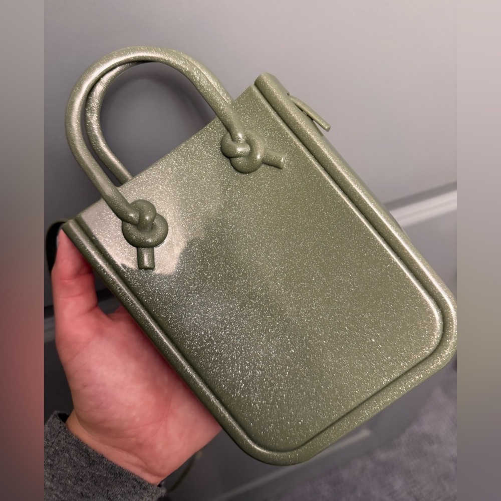Melissa Shimmering Olive Mini Bag